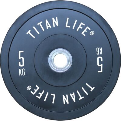 Titan Life Elite Bumper Plate, 5 Kg Titan Life Elite Bumper Plate, 5 Kg