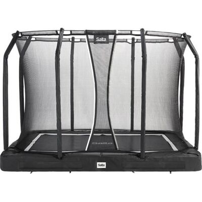 Salta Premium Ground Trampolin - Rektangulær, 214cm, Sort Salta Premium Ground Trampolin - Rektangulær, 214cm, Sort