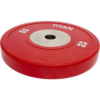Titan Life Elite Bumper Plate, 25 Kg Titan Life Elite Bumper Plate, 25 Kg
