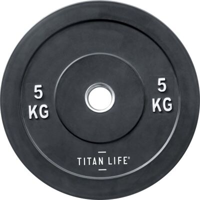 Titan Life Rubber Bumper Plate 5 Kg Titan Life Rubber Bumper Plate 5 Kg