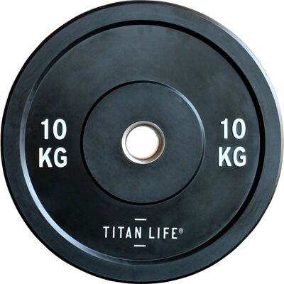 Titan Life Rubber Bumper Plate 10 Kg Titan Life Rubber Bumper Plate 10 Kg