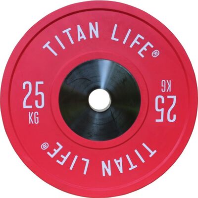Titan Life Elite Bumper Plate, 25 Kg Titan Life Elite Bumper Plate, 25 Kg