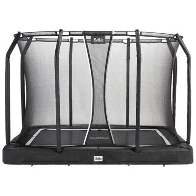 Salta Premium Ground Trampolin - Rektangulær, 214cm, Sort Salta Premium Ground Trampolin - Rektangulær, 214cm, Sort