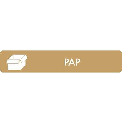 No-Name Affaldspiktogram 16x3cm Magnetisk, Pap No-Name Affaldspiktogram 16x3cm Magnetisk, Pap