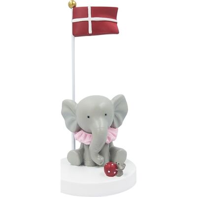 Kids By Friis Bordflag Elefant, Mus Og Bold H14,5 Kids By Friis Bordflag Elefant, Mus Og Bold H14,5