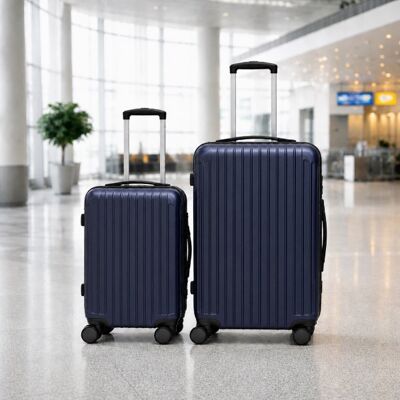 Noble Denmark Milano Kuffertsæt 20"+ 28", Blå Noble Denmark Milano Kuffertsæt 20"+ 28", Blå