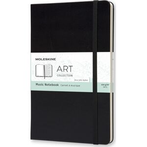 Moleskine Art Music Notesbog   L   Sort