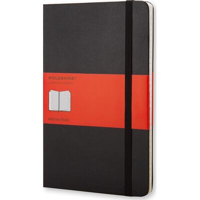 Moleskine Adressebog L Sort Moleskine Adressebog L Sort
