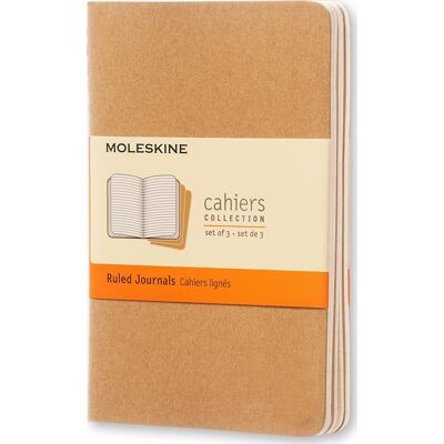Moleskine Cahier Notesbog Pkt. Linj. Kraft Moleskine Cahier Notesbog Pkt. Linj. Kraft