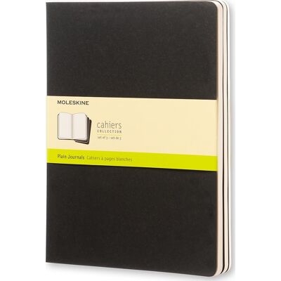 Moleskine Cahier Notesbog Xl Blan. Sort Moleskine Cahier Notesbog Xl Blan. Sort