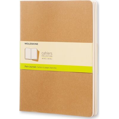 Moleskine Cahier Notesbog Xl Blan. Kraft Moleskine Cahier Notesbog Xl Blan. Kraft