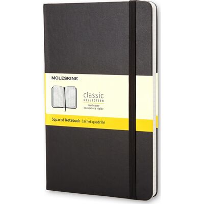 Moleskine Clas. H Notesbog L Kvad. Sort Moleskine Clas. H Notesbog L Kvad. Sort