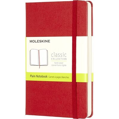 Moleskine Clas. H Notesbog Pkt. Blan. Rød Moleskine Clas. H Notesbog Pkt. Blan. Rød