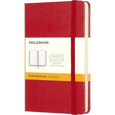 Moleskine Clas. H Notesbog Pkt. Linj. Rød Moleskine Clas. H Notesbog Pkt. Linj. Rød