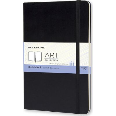 Moleskine Art Sketch Bog L Sort Moleskine Art Sketch Bog L Sort
