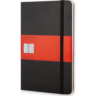 Moleskine Adressebog Pkt. Sort Moleskine Adressebog Pkt. Sort