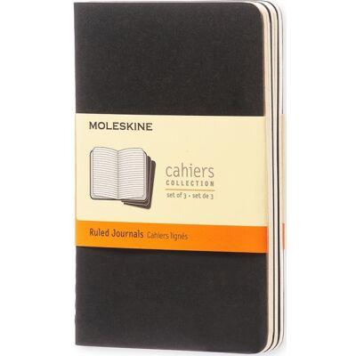 Moleskine Cahier Notesbog Pkt. Linj. Sort Moleskine Cahier Notesbog Pkt. Linj. Sort