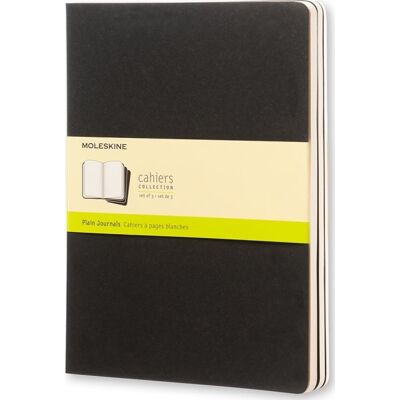 Moleskine Cahier Notesbog Xl Blan. Sort Moleskine Cahier Notesbog Xl Blan. Sort
