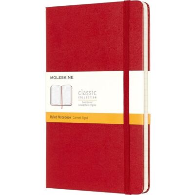 Moleskine Clas. H Notesbog L Linj. Rød Moleskine Clas. H Notesbog L Linj. Rød