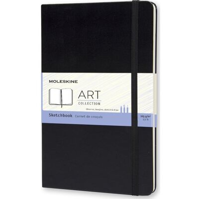 Moleskine Art Sketch Bog L Sort Moleskine Art Sketch Bog L Sort