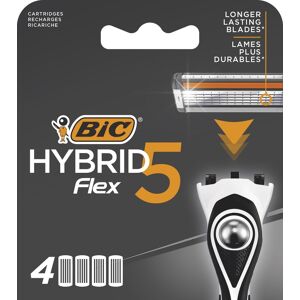 Bic Hybrid Flex 5 Barberblade, 4 Refills