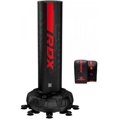 RDX boksesæk fristående F6 KARA 5ft inkl. handsker red RDX boksesæk fristående F6 KARA 5ft inkl. handsker red