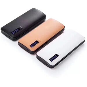 Satana Powerbank 10.000 Mah I Læderlook (Farve: Sort)