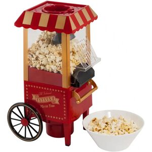 Satana Retro Popcorn Maskine M/hjul (Lav Popcorn Uden Olie)