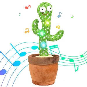 Satana Dansende & Syngende Kaktus M/120 Sange (Kan Også Gentage Hvad Du Siger)