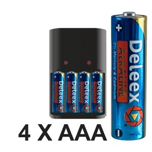 Satana Aaa Alkaline Batterier 4 Stk.
