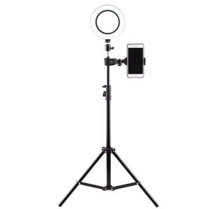 Satana Ring Light Til Youtube Og Tiktok Med Selfie Stativ/tripod (Størrelse:: 120 Cm.)