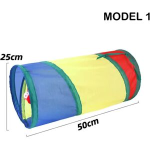 Satana Kattetunnel Med Stabil Form - 3 Forskellige Størrelser - (Model: Model 1 (25 X 50 Cm))