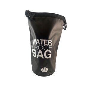 Satana Dry Bag 2 Liter - Vandtæt Taske - Flere Friske Farver - (Farve: Sort)