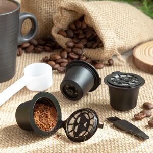 InnovaGoods Sæt Med 3 Genanvendelige Kaffekapsler Recoff Innovagoods