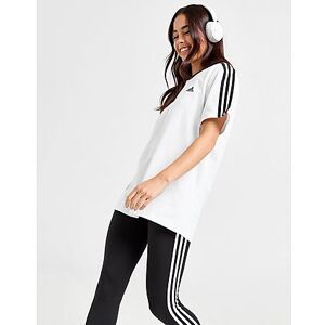 adidas 3-Stripes Badge of Sport T-Shirt, White / Black