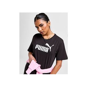 Puma Logo T-Shirt Dame, Black
