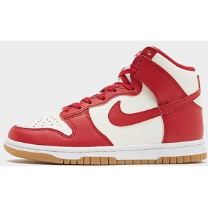 Nike Dunk High Dame, Sail/Gum Light Brown/White/Gym Red