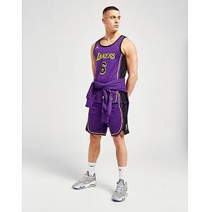 Nike NBA LA Lakers Swingman Shorts, Field Purple/Amarillo