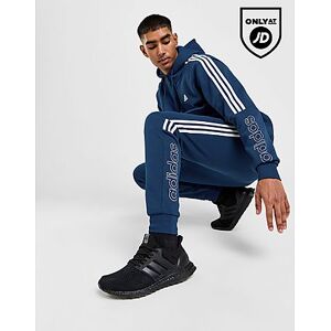 adidas 3-Stripes Fleece Tracksuit, Blue