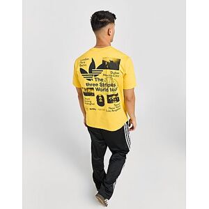 adidas Originals World Tour T-Shirt, Yellow