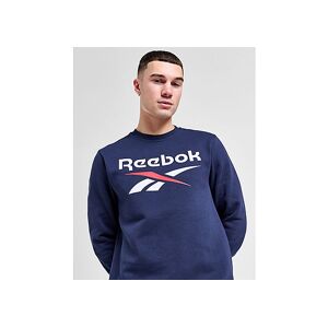 Reebok Large Logo Crew Sweatshirt Herre, Vector Navy