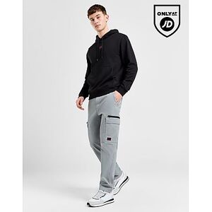 HUGO Glian Cargo Badge Track Pants, Grey