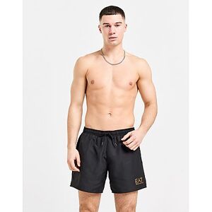 Emporio Armani EA7 Small Logo Swim Shorts, Black