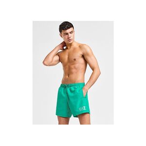 Emporio Armani EA7 Small Logo Swim Shorts, Blue