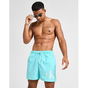 Calvin Klein Swim CK Logo Swim Shorts, Blue