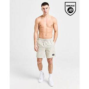 Fred Perry Badge Swim Shorts, Grey