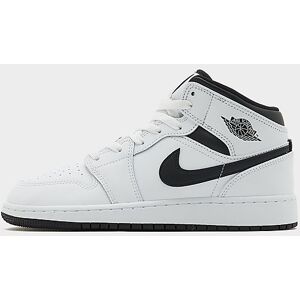 Jordan Air 1 Mid Junior, White/White/Black/Black