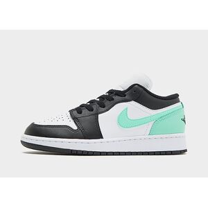 Jordan Air 1 Low Junior, White/Green Glow/Black