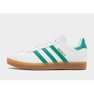 adidas Originals Gazelle Dame, Cloud White / Bold Green / Gold Metallic