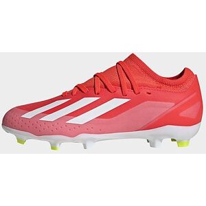 adidas X Crazyfast League FG Junior, Solar Red / Cloud White / Team Solar Yellow 2